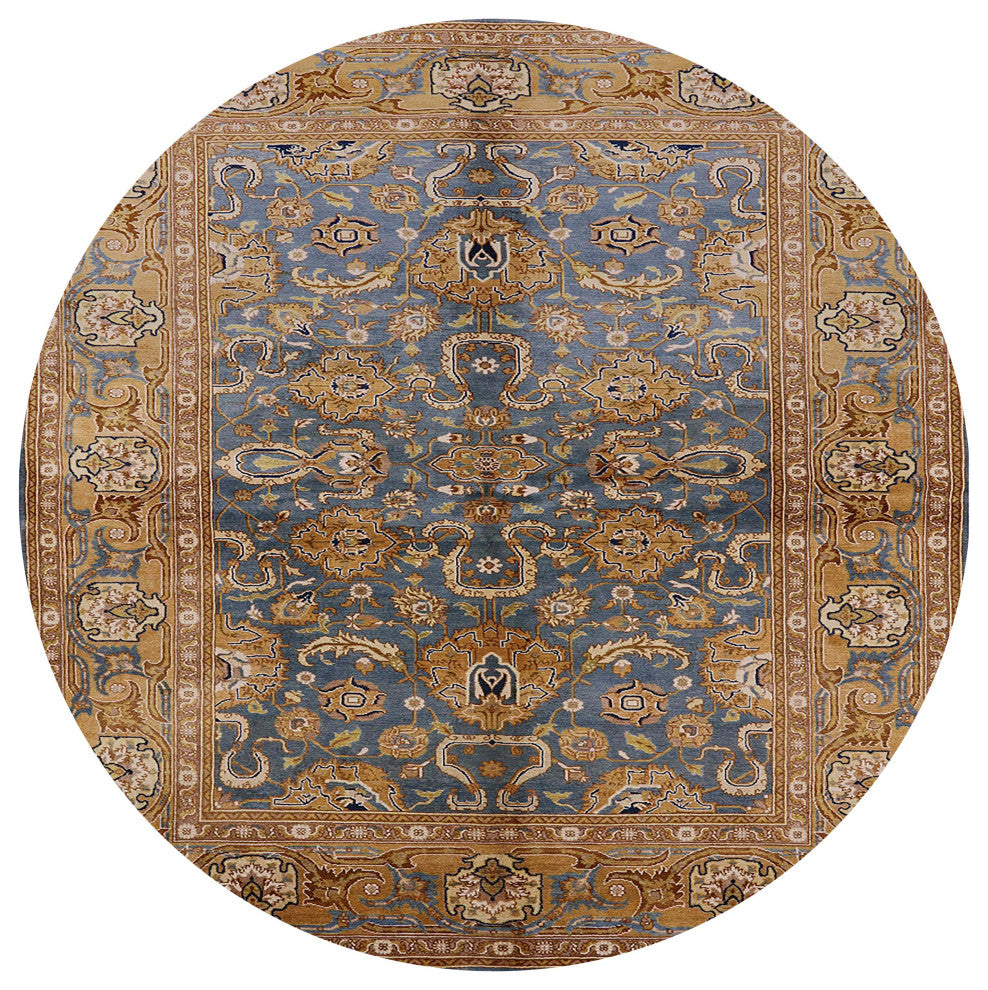Ahgly Company Indoor Round Mid-Century Modern Area Rugs, 3' Round