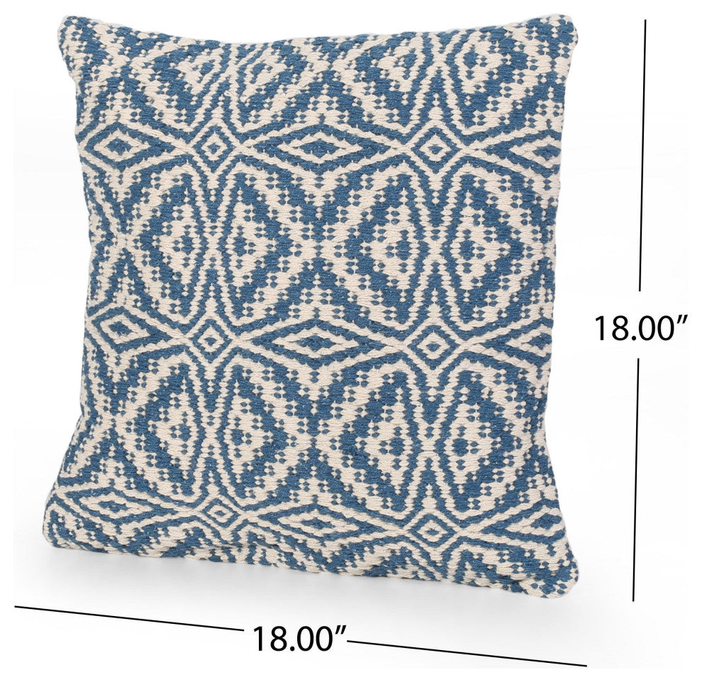Easter Boho Cotton Throw Pillow