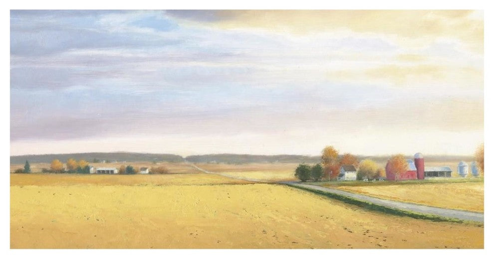 "Heartland Landscape Farm" Digital Paper Print by James Wiens, 62"x32"
