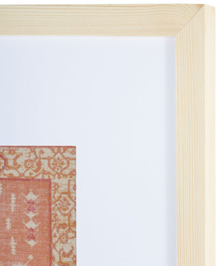 Safavieh Ishtar 18" Terracotta Framed Textile Wall Art