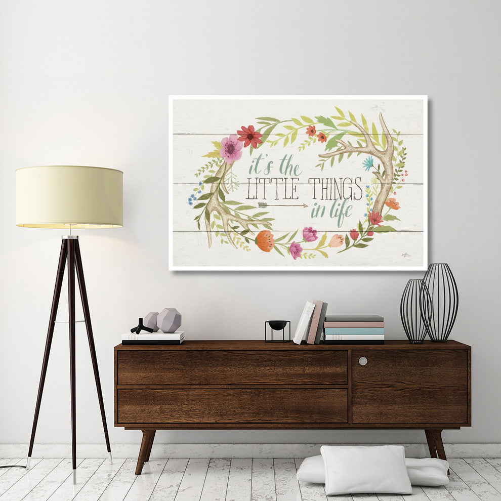 "Rustic Bloom I" Digital Paper Print by Janelle Penner, 62"x42"