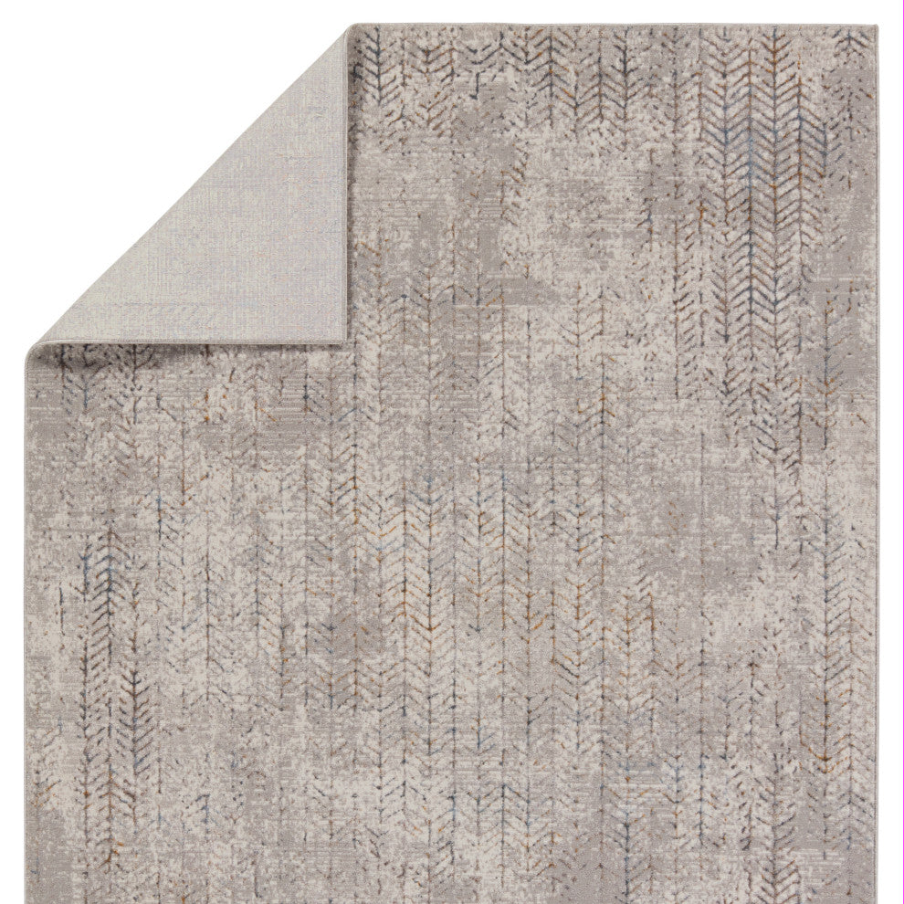 Vibe by Jaipur Living Sylvana Trellis Gray/ Blue Runner Rug 2'6"X10'