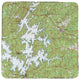 Lake Martin, AL Nautical Map Coaster - 3 Sets of 4 (12 Total) Set of 4