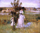 Berthe Morisot Hide and Seek, Gallery Wrapped Canvas Print, 20"x25"