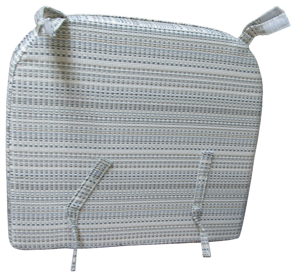 Outdoor Patio Bar Stool Elon Without Arms, Natural Fun Beige, 34"