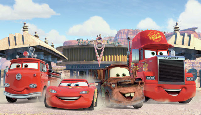 Disney Cars Friends Finish Mural