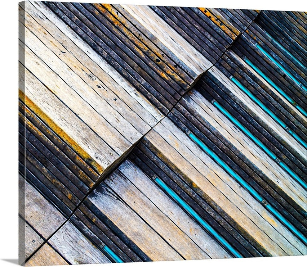 "High Line Abstract" Wrapped Canvas Art Print, 40"x34"x1.5"