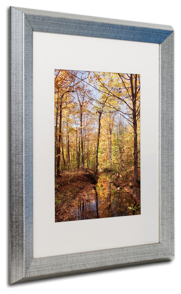 Jason Shaffer ''Morgan Street 2'', Silver Frame, White Mat, 16x20