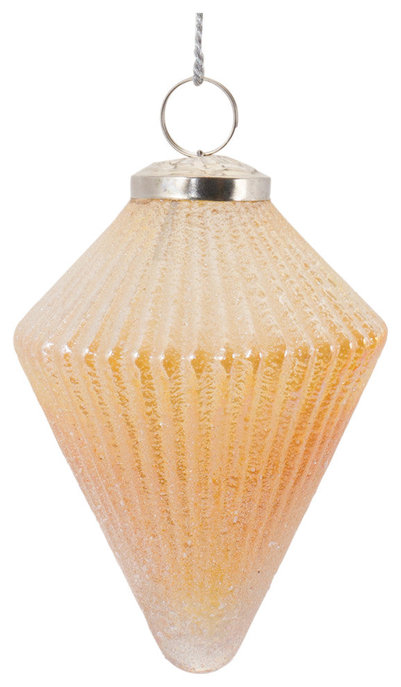 Ribbed Glass Ornament, Set of 6