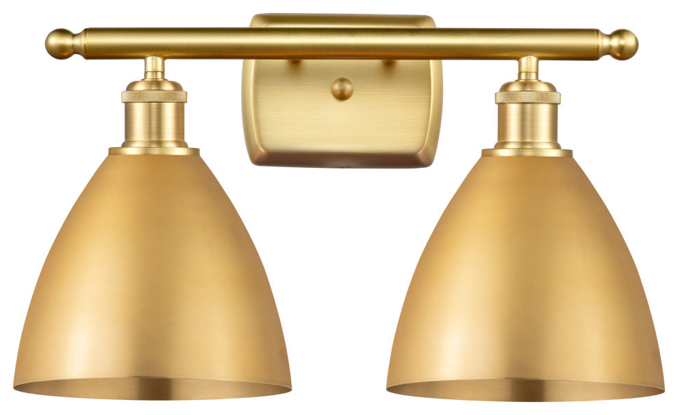 Ballston Dome Bath Vanity Light, Satin Gold, Satin Gold