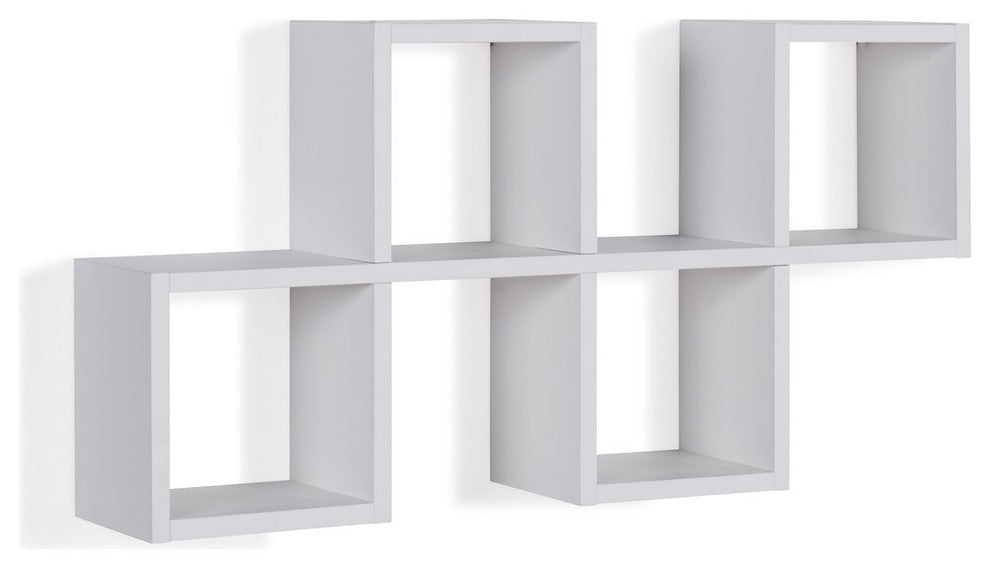 Cubby Chessboard Wall Shelf "“ Horizontal or Vertical, White