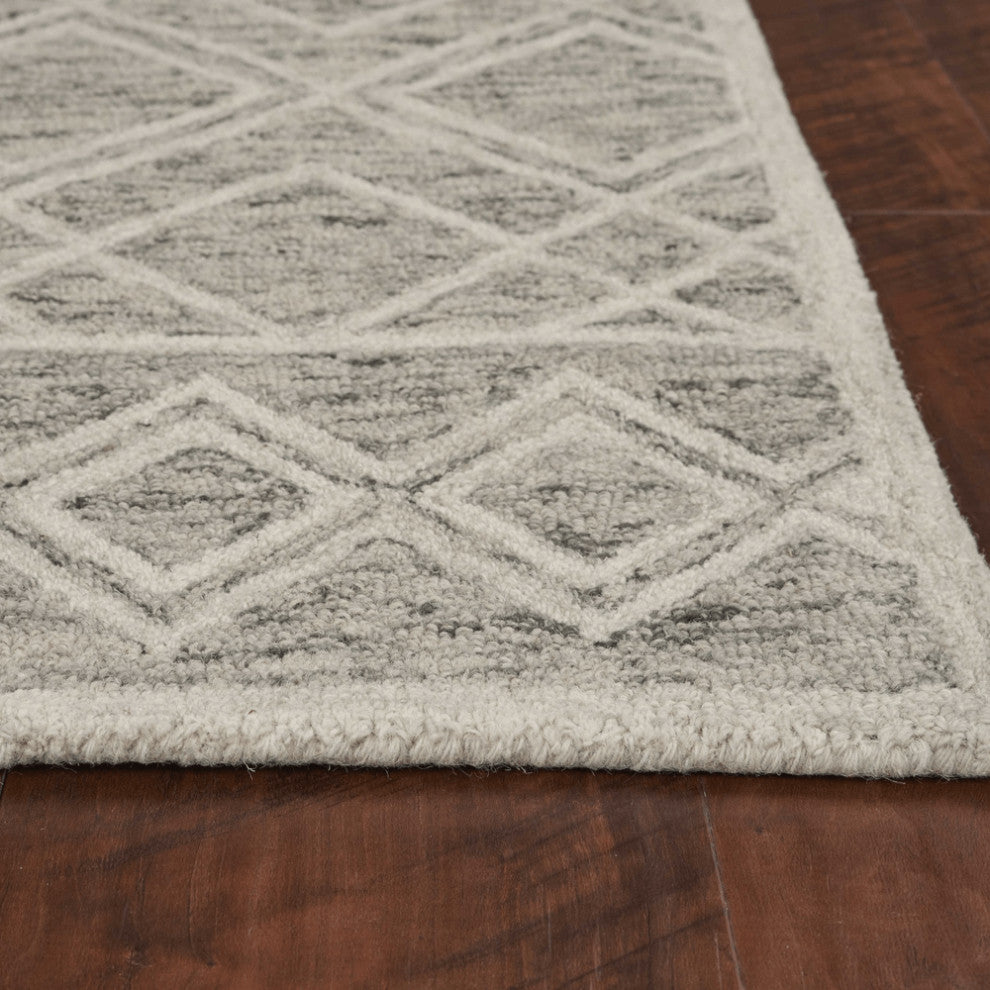 8' X 10'  Wool Sand Area Rug