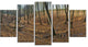 Woods in Fall Forest Panorama, Forest Canvas Art Print, 60"x32", 5 Panels