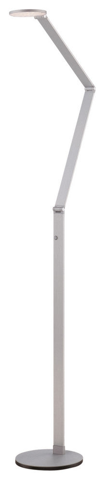 Minka George Kovacs LED Floor Lamp, Chiseled Nickel, P305-2-654-L