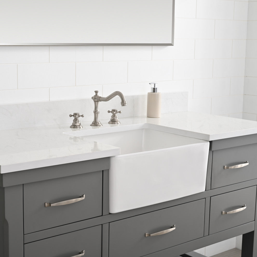 Wesley 54" Bathroom Vanity, Gray