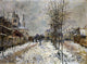 Claude Oscar Monet The Boulevard de Pontoise at Argenteuil Wrapped Canvas