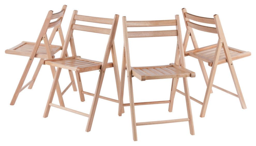 Robin 4-Pc Folding Chair Set, Natural