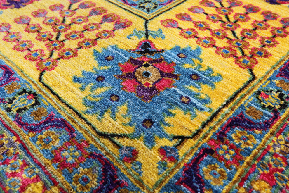 Persian Tabriz Hand Knotted Wool Rug 9' 10" X 13' 9" Q5925