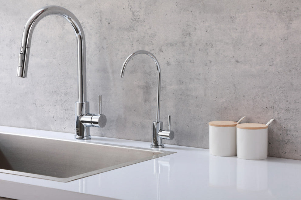 Elegant Lighting FAK-303 Rian Cold Water Dispenser - Brushed Nickel