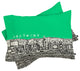 Deny Designs Bird Ave Las Vegas Green Pillow Shams, Queen