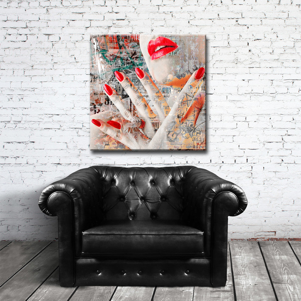 Urban Fashion III' Canvas Art by Ready2HangArt, 20" Hx20" W