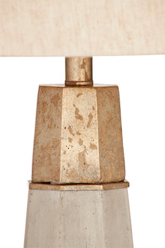 The Rowan Table Lamp French Country Beige Cement Base