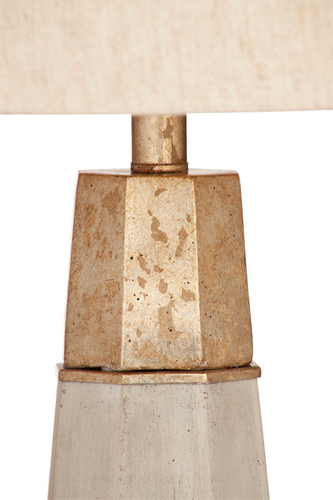 The Rowan Table Lamp French Country Beige Cement Base