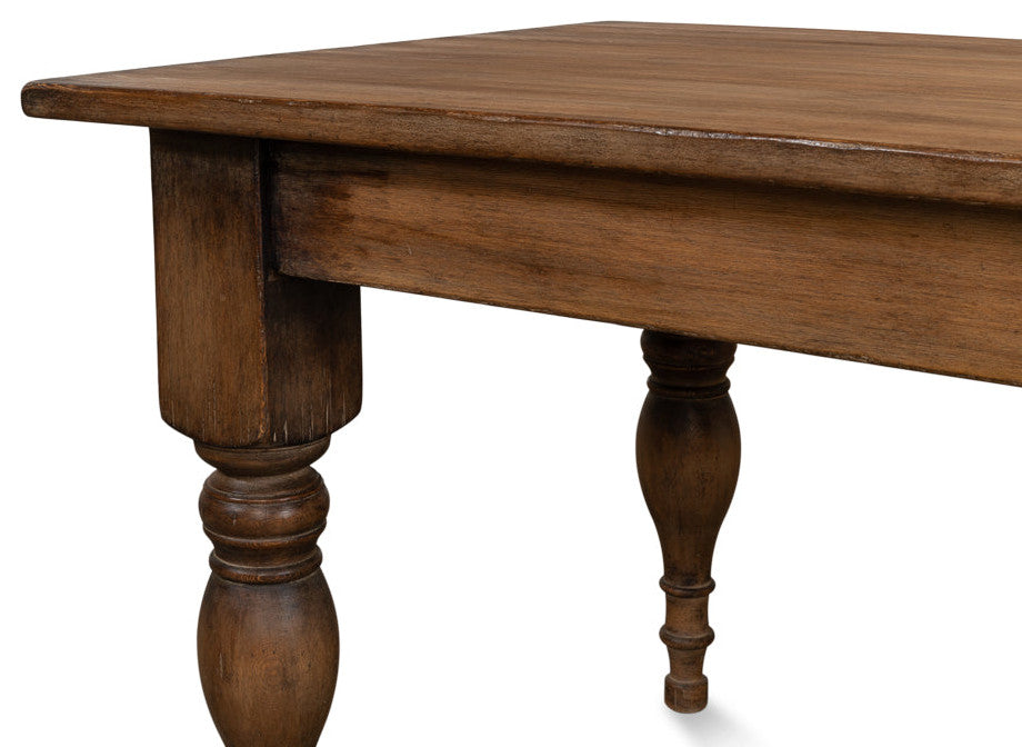 Gabby Dining Table Brown Seats 6