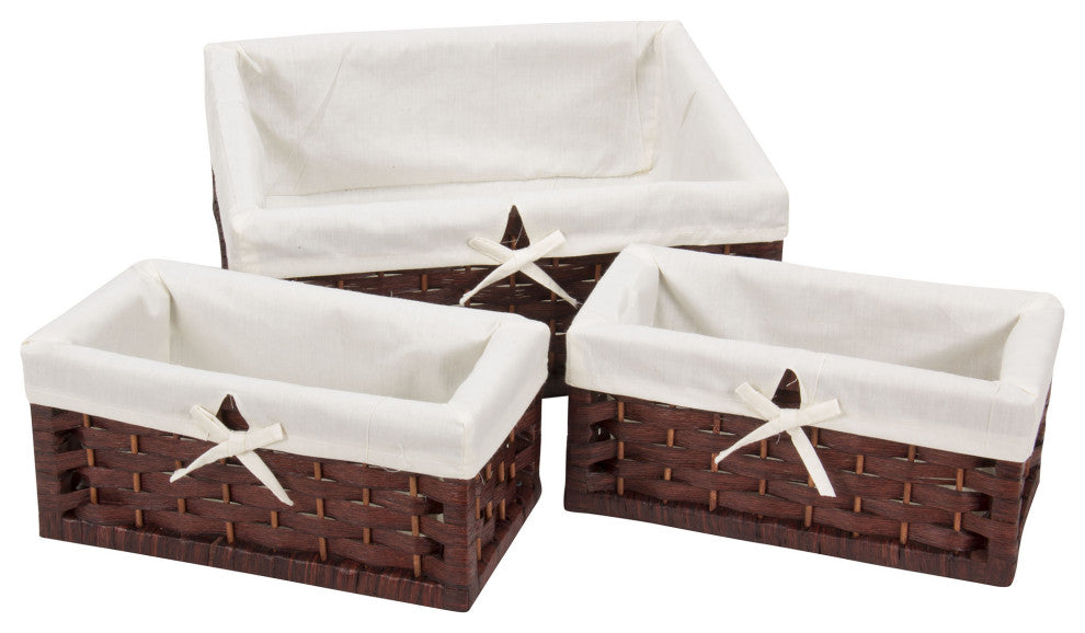3-pc. Paper Rope Utility Basket Set