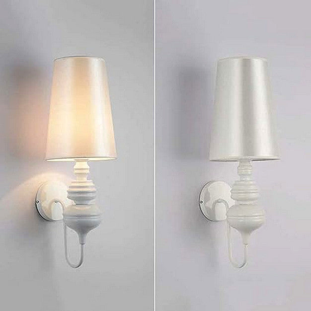 Luxury Wall Lamp in Classic Style for Living Room, Bedroom, White