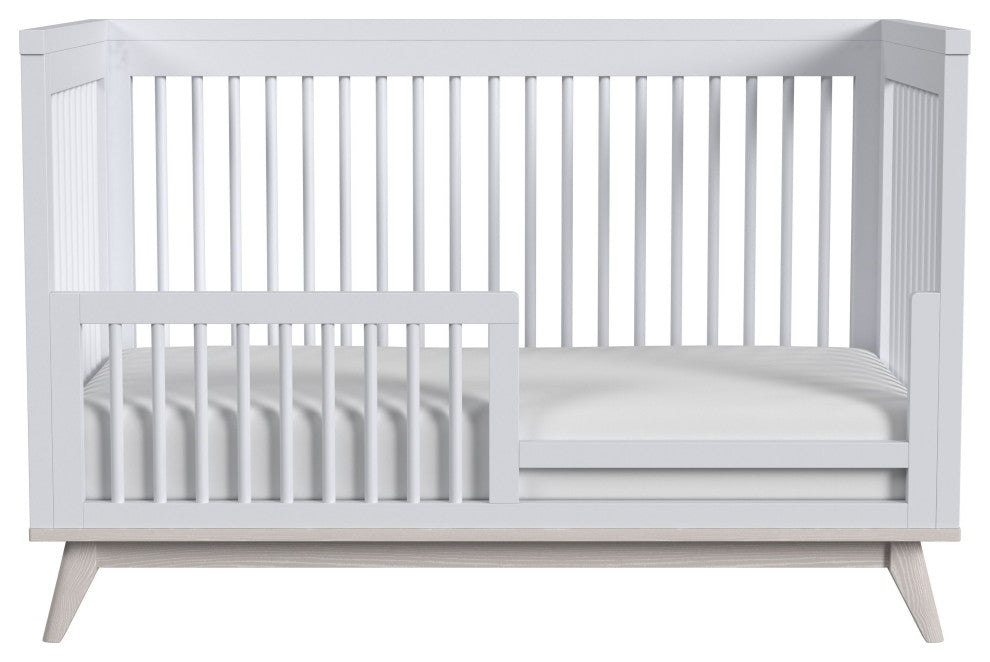 Rowan 51"W Wood Crib, Ash Linen