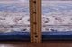 6' Square Wool and Silk Persian Nain Hand Knotted Rug Q11655