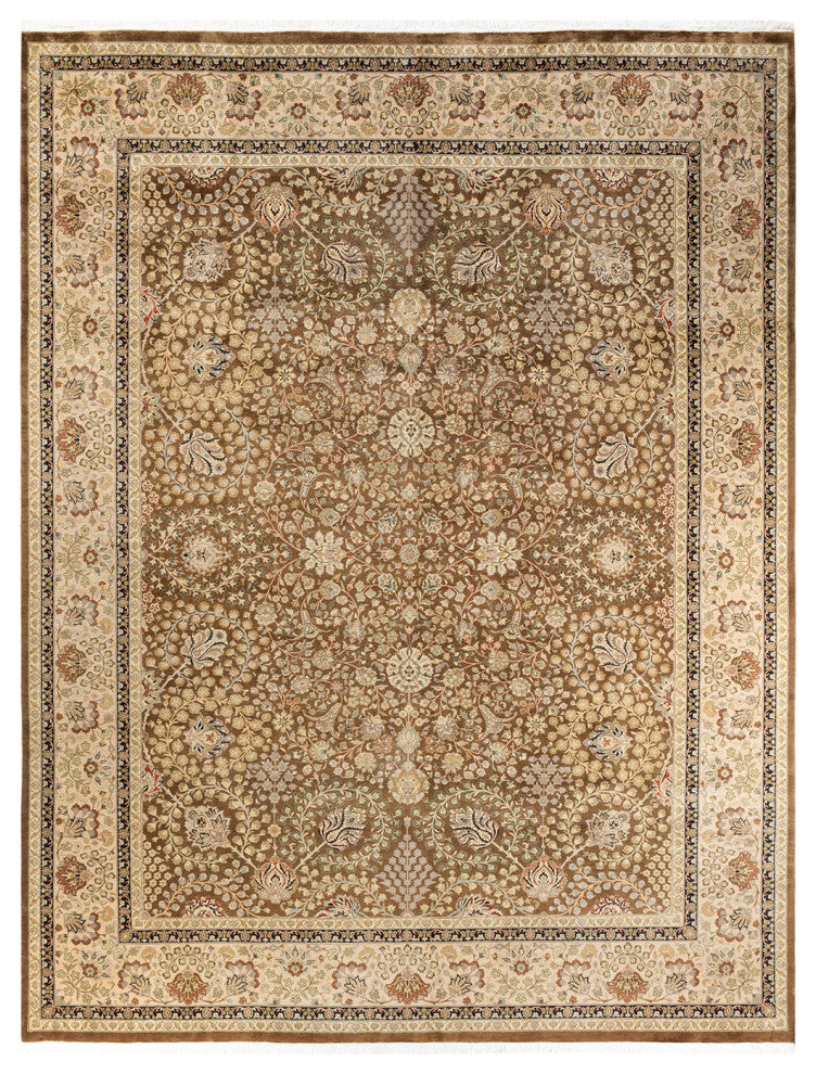 Mogul, One-of-a-Kind Hand-Knotted Area Rug Brown, 9' 1" x 11' 10"