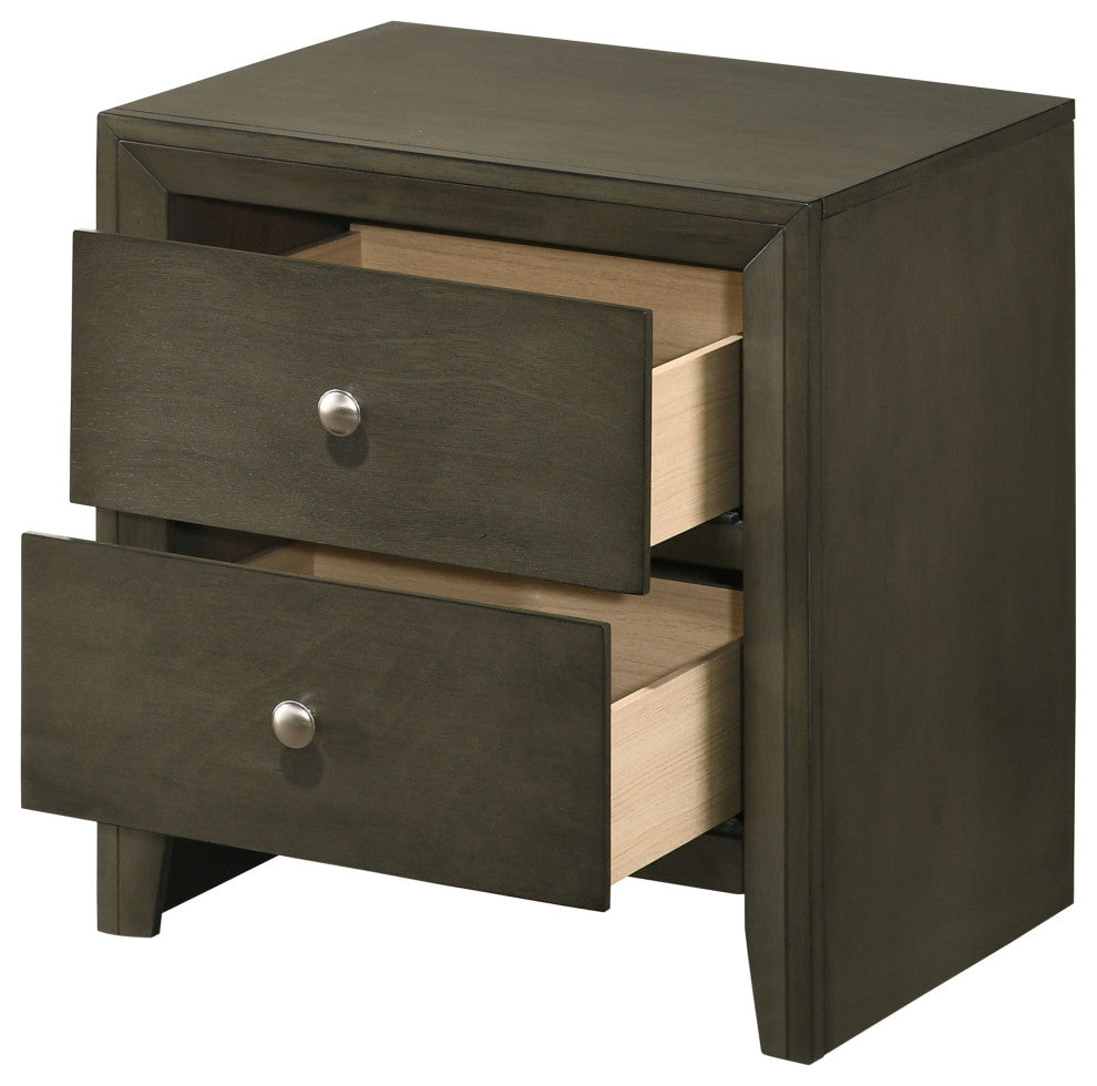 Acme Ilana Nightstand Gray Finish