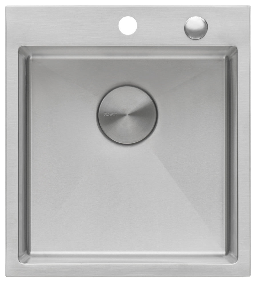 Ruvati RVH8006 18 x 20 Inch Drop-in Stainless Steel Kitchen Sink Single Bowl