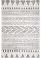 Nuloom Southwestern Tribal Bands, Grey 4'x6'
