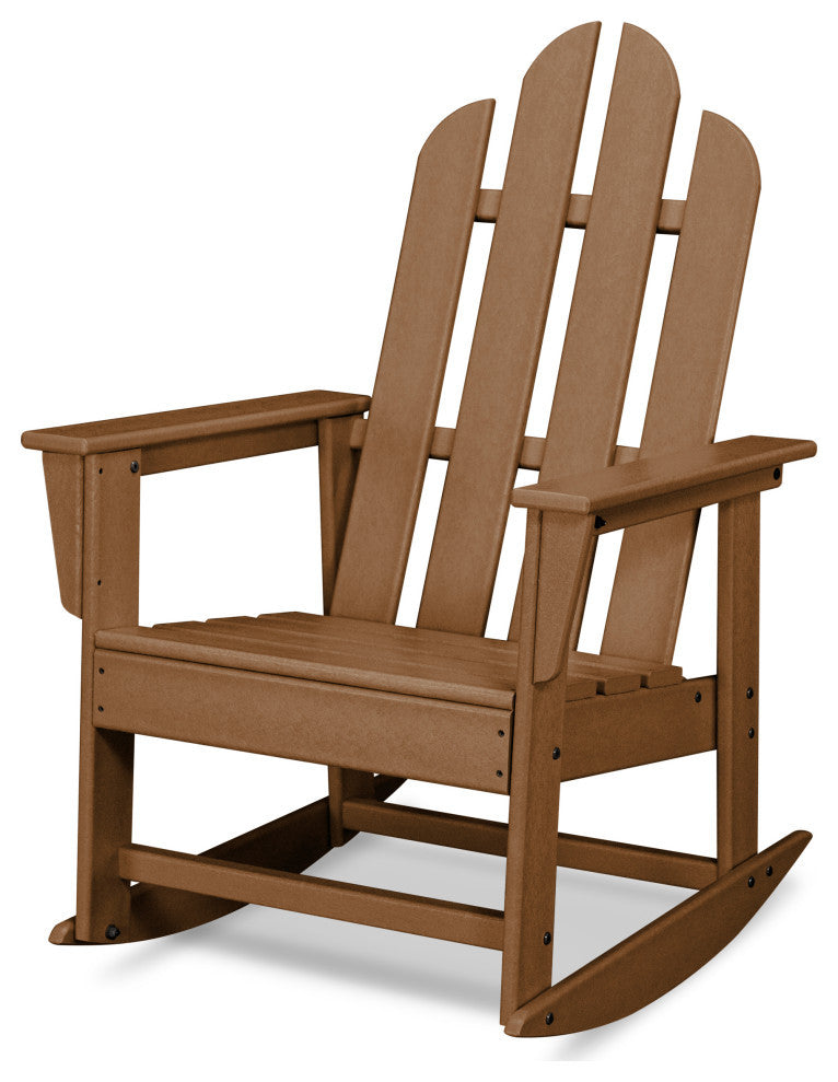 Polywood Long Island Rocking Chair, Teak