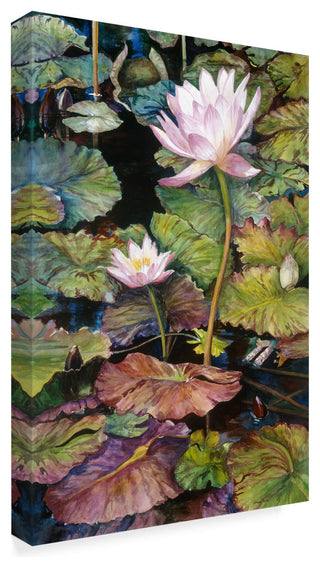 Joanne Porter 'Water Lilies' Canvas Art, 19"x12"