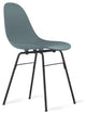 Ta Side Chair/Er Base Black Powder Coated/Cool Gray Seat