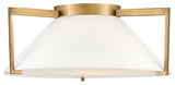 Hinkley Calla Medium Flush Mount, Brushed Bronze