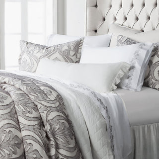 Nicole Damask Comforter Set, Super Queen, 3PC