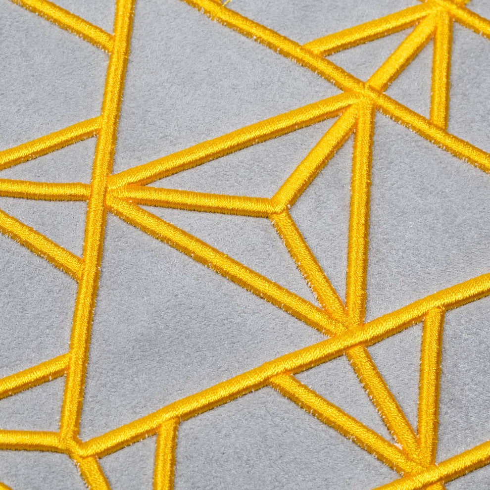 Pillow Cover Sixty-Four, Beige and Yellow