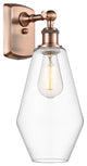 Innovations 516-1W-AC-G652-7 1-Light Sconce, Antique Copper