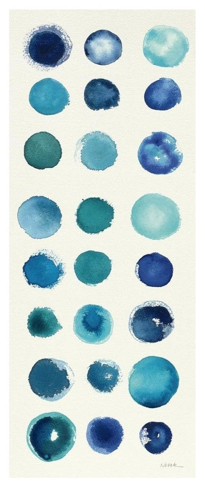 "Spot of Rain III" Digital Paper Print by Shirley Novak, 32"x77"