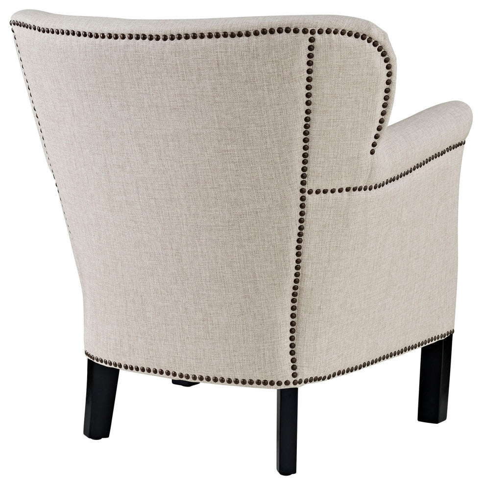 Sand Key Upholstered Fabric Armchair