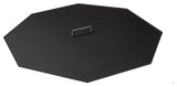 Octagonal Fire Pit Snuffer Cover, Galvanized, 26"