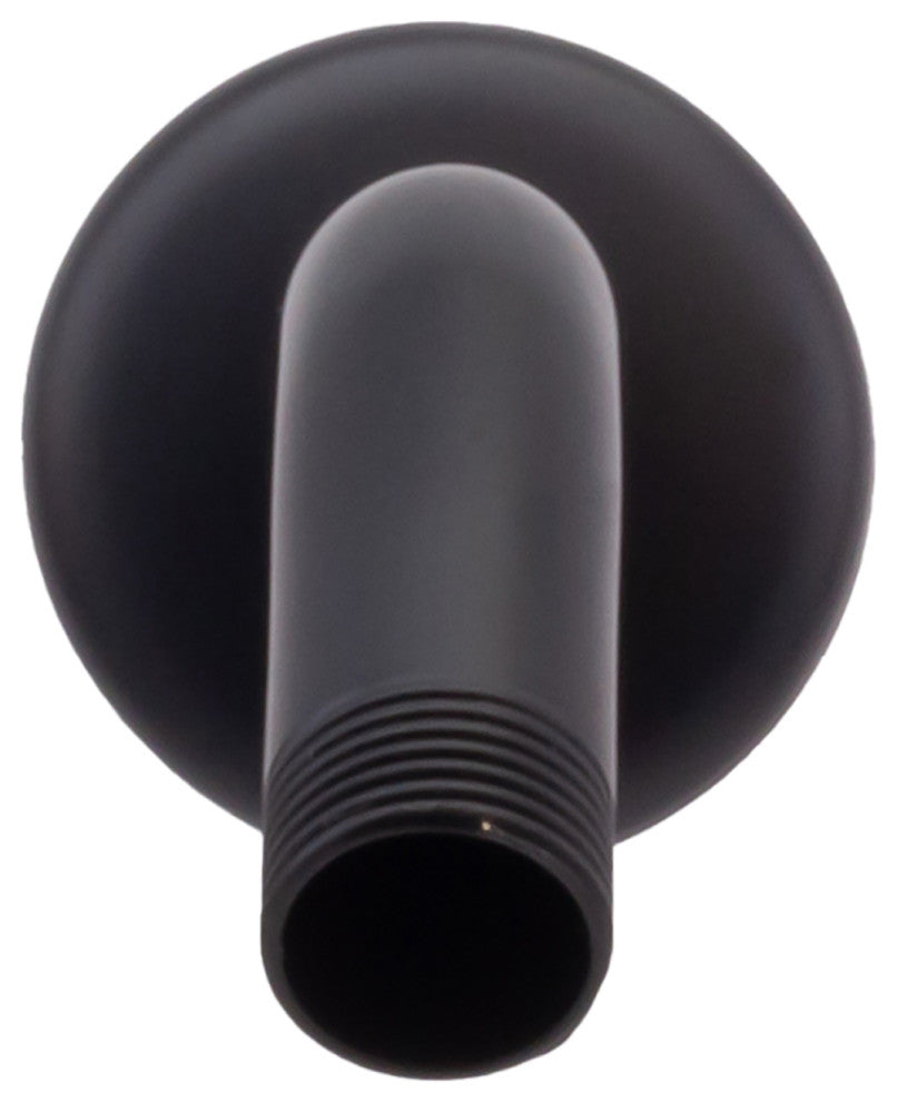 8" Shower Arm In Oil Rubbed Bronze, Powder Coated Flat Black