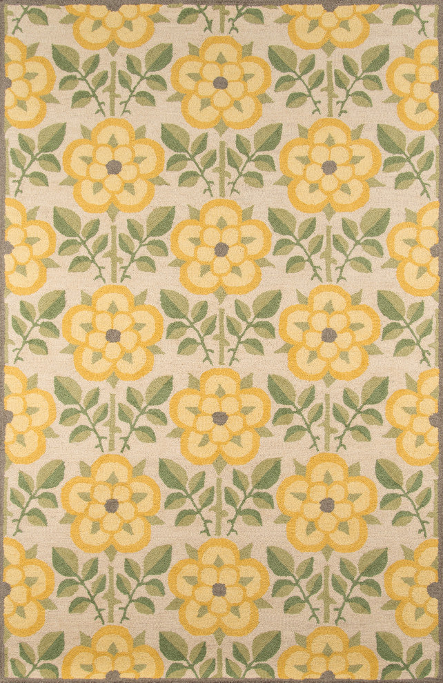 Newport Yellow Rug, 9'x12'