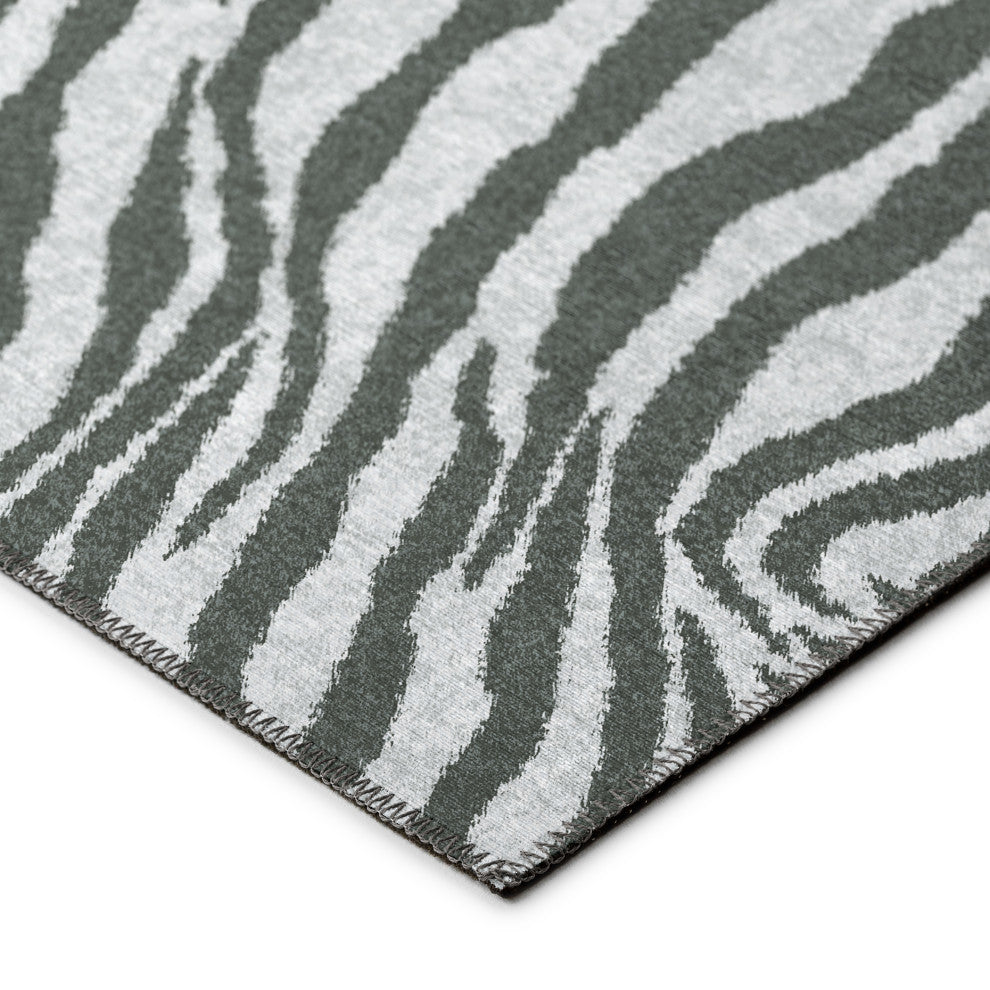 Indoor/Outdoor Mali ML1 Flannel Machine Washable 10' x 10' Round Rug