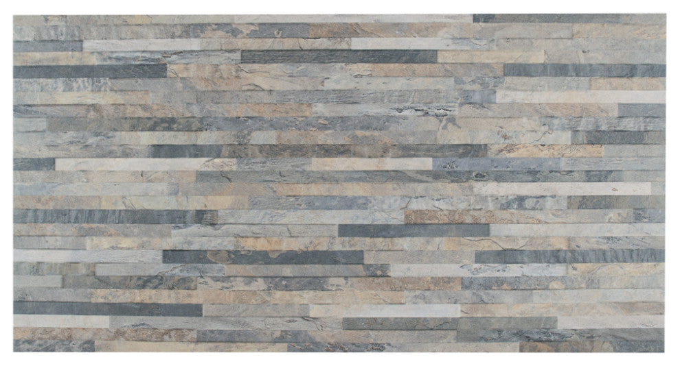 Muro Ardesia Porcelain Wall Tile, Gris